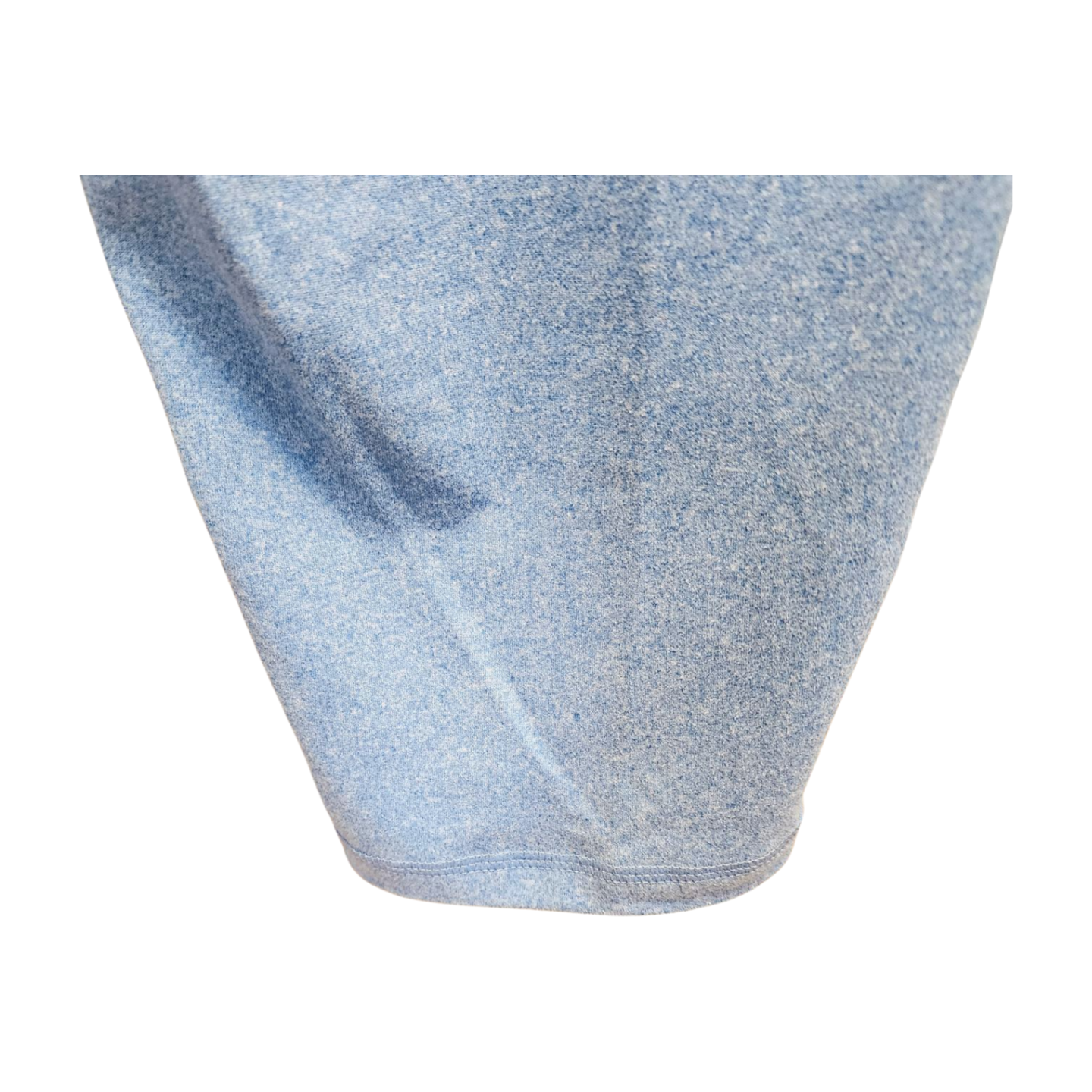 Ideology leggings light blue with white speckles.