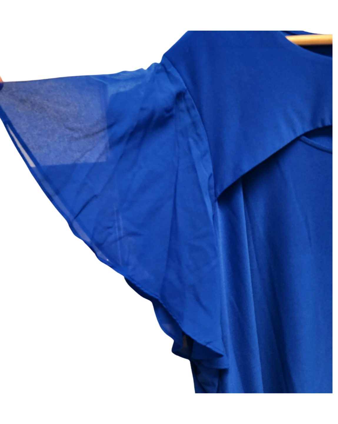 Calvin Klein Blue Short Sleeve Blouse