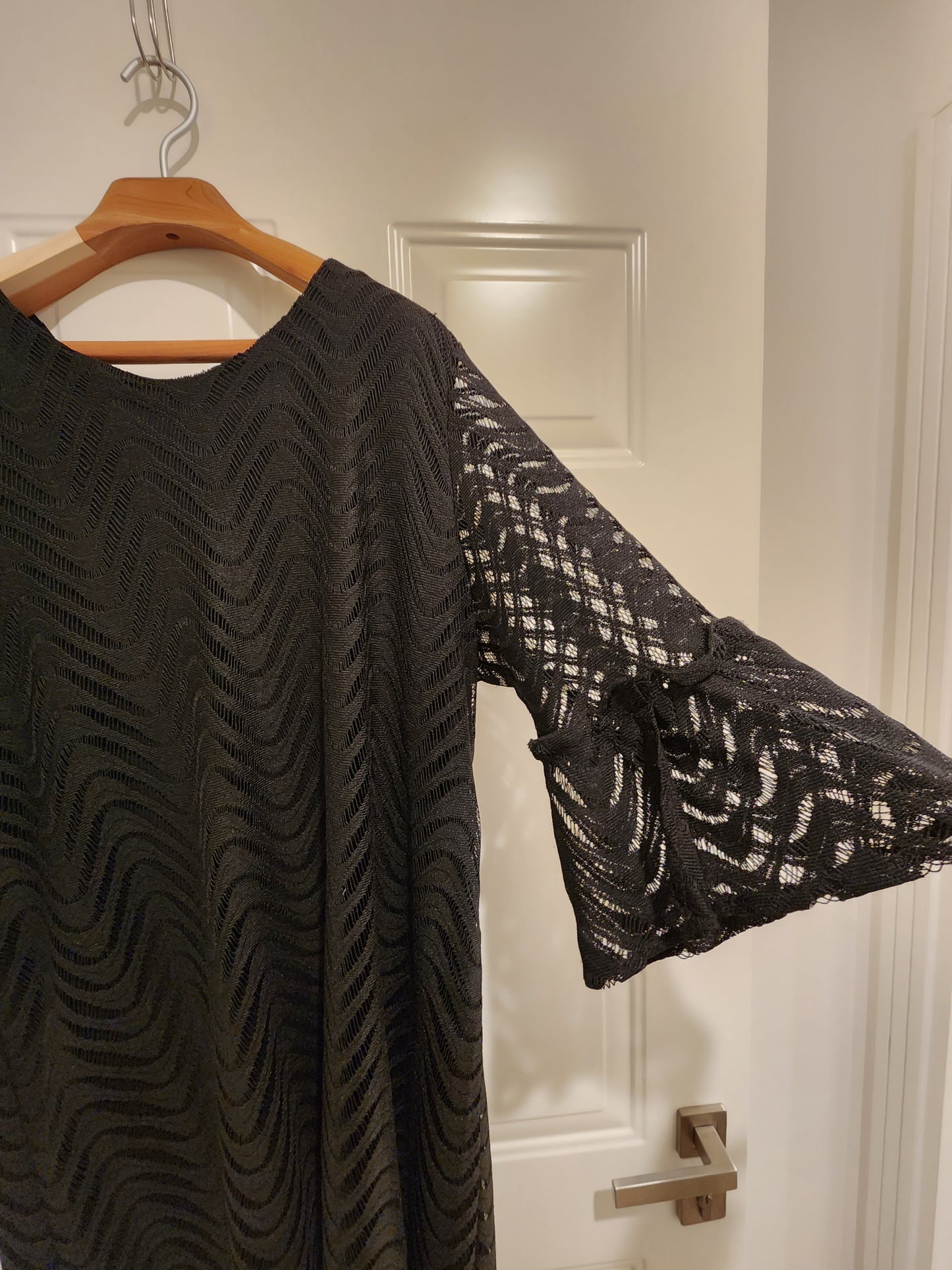 Pre-loved - Samoon Black Lace Knee Length Dress