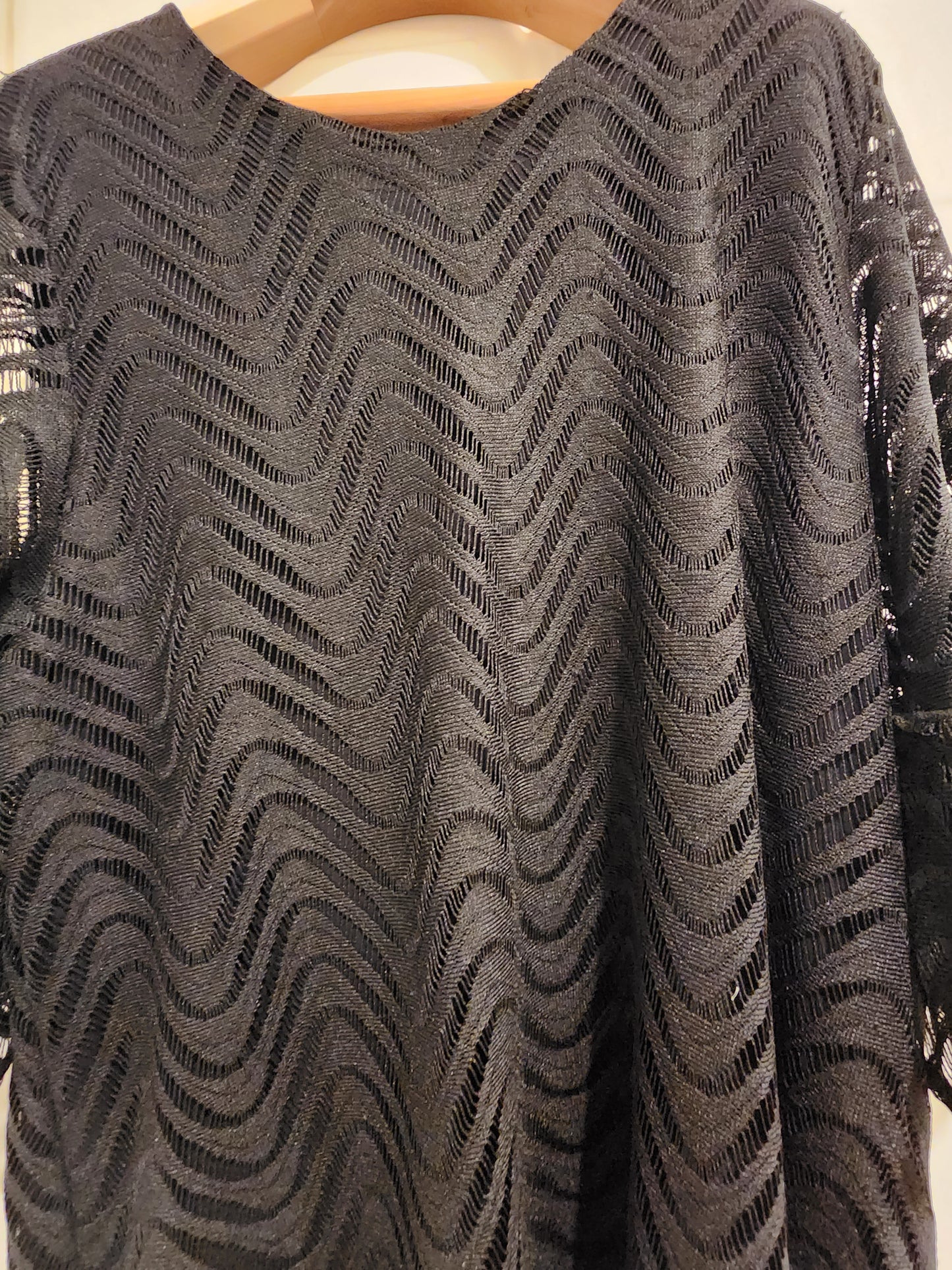 Pre-loved - Samoon Black Lace Knee Length Dress