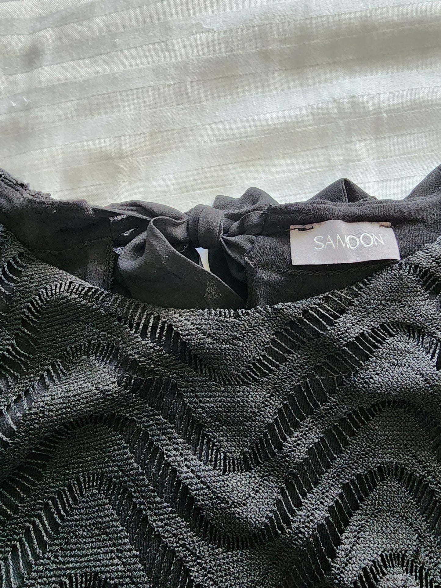 Pre-loved - Samoon Black Lace Knee Length Dress