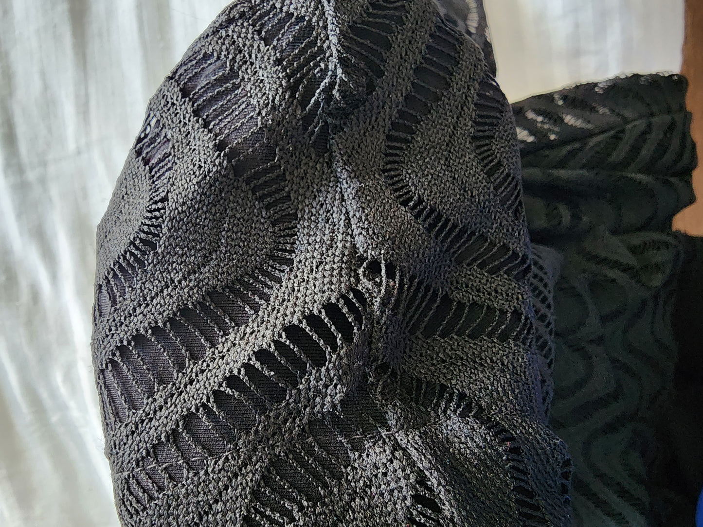 Pre-loved - Samoon Black Lace Knee Length Dress